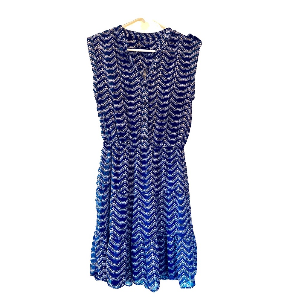 Gap Blue & White dress Medium